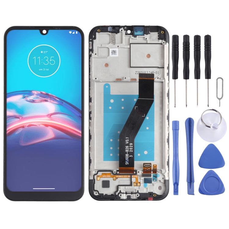 TFT LCD Screen for Motorola Moto E6i XT2053-5 Digitizer Full Assembly with Frame (Black) - free shipping - PMC TechLife - Order now!