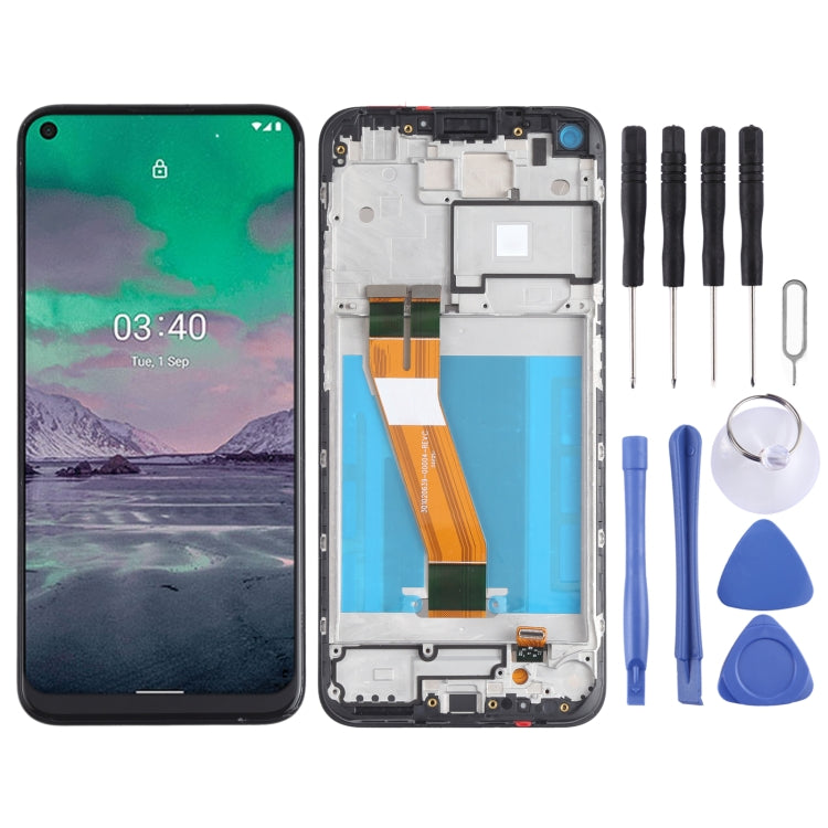 LCD Screen and Digitizer Full Assembly with Frame for Nokia 3.4 / 5.4 TA-1288 TA-1285 TA-1283 TA-1333 TA-1340 TA-1337 TA-1328 TA-1325(Black) - free shipping - PMC TechLife - Order now!
