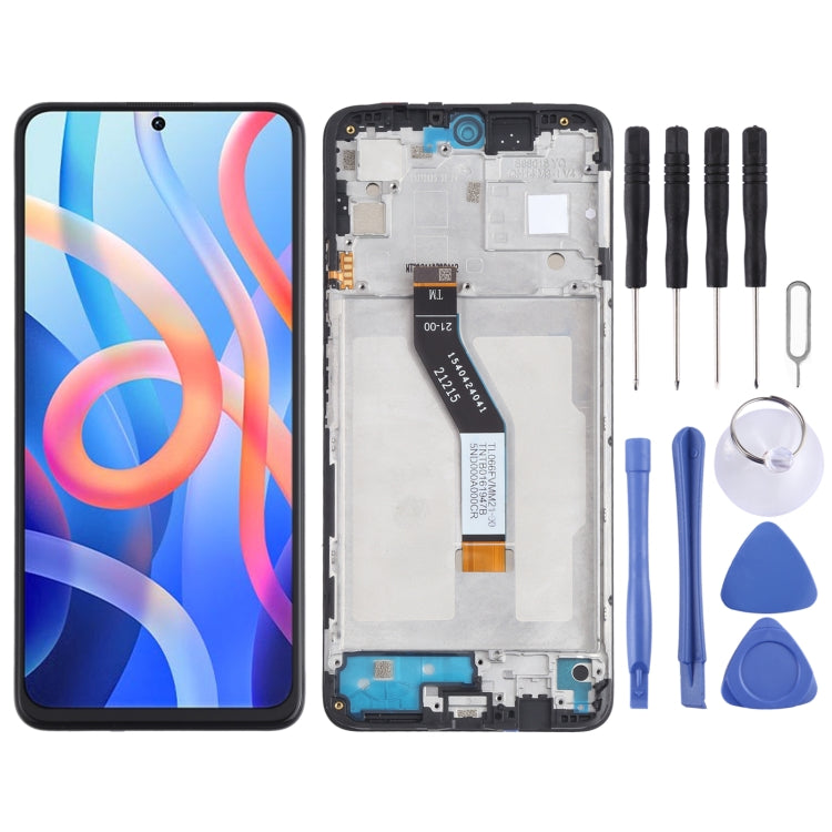 IPS Material Original LCD Screen and Digitizer Full Assembly With Frame for Xiaomi Redmi Note 11 (China) 21091116AC / Poco M4 Pro 5G 21091116AG, MZB0BGVIN / Redmi Note 11S 5G - free shipping - PMC TechLife - Order now!