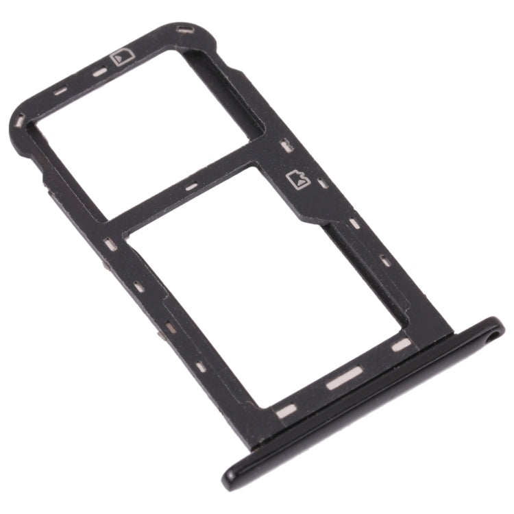 SIM Card Tray + Micro SD Card Tray for ZTE Blade A7 2019 (Black) - free shipping - PMC TechLife - Order now!