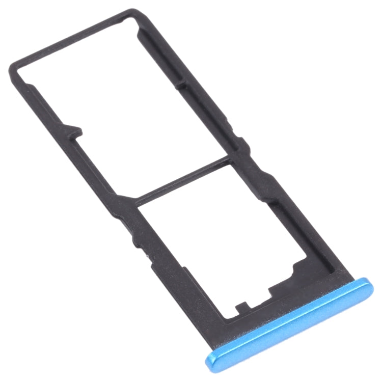 For vivo Y12S 2021 / Y12a V2069 SIM Card Tray + SIM Card Tray + Micro SD Card Tray (Blue) - Card Tray by PMC TechLife | Online Shopping South Africa | PMC TechLife | Buy Now Pay Later Mobicred