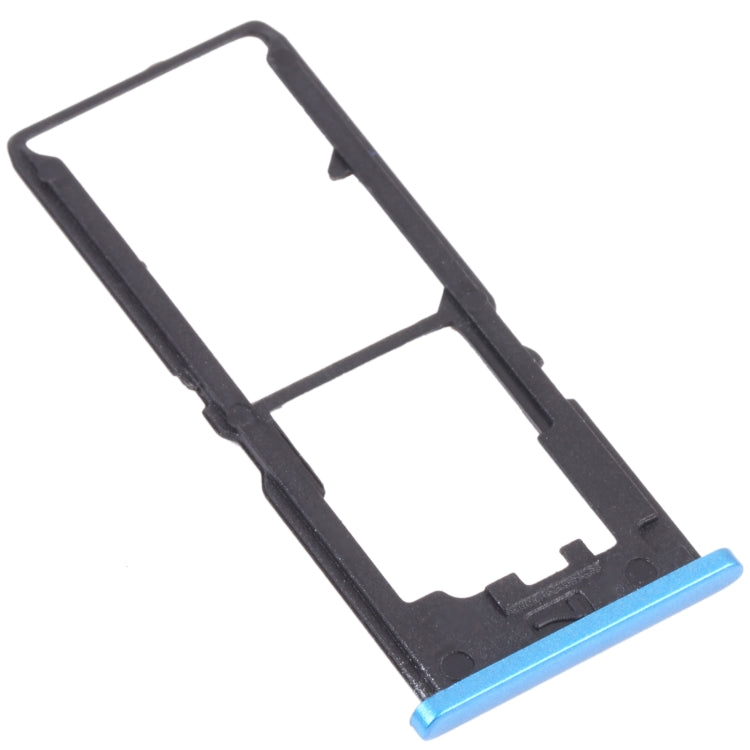 For vivo Y12S 2021 / Y12a V2069 SIM Card Tray + SIM Card Tray + Micro SD Card Tray (Blue) - Card Tray by PMC TechLife | Online Shopping South Africa | PMC TechLife | Buy Now Pay Later Mobicred