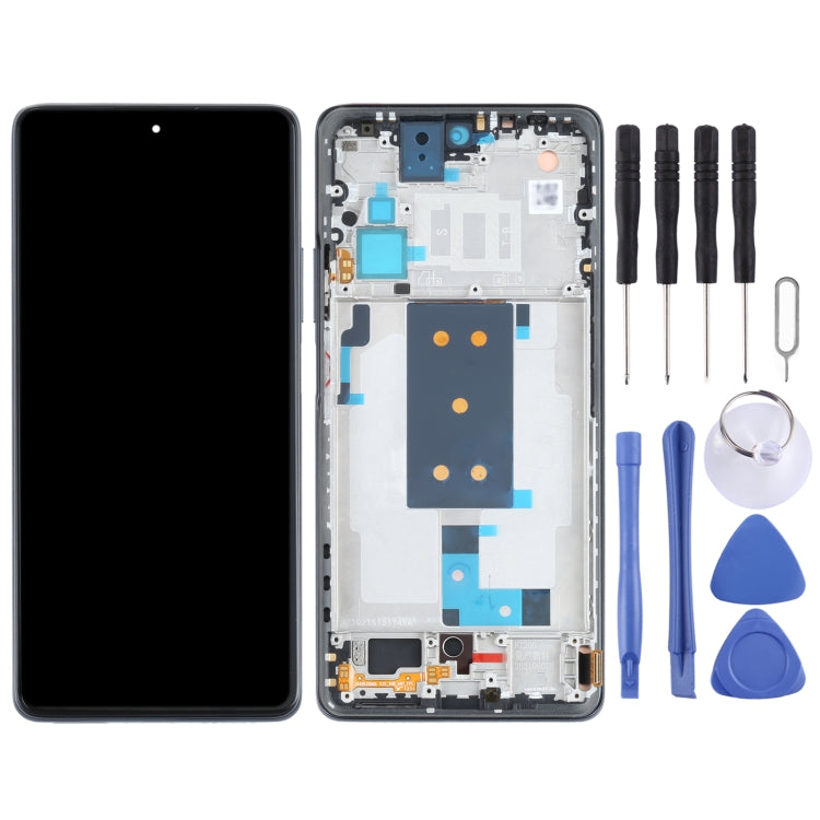 Original OLED LCD Screen for Xiaomi Mi 11T / 11T Pro Digitizer Full Assembly with Frame(Black) - free shipping - PMC TechLife - Order now!