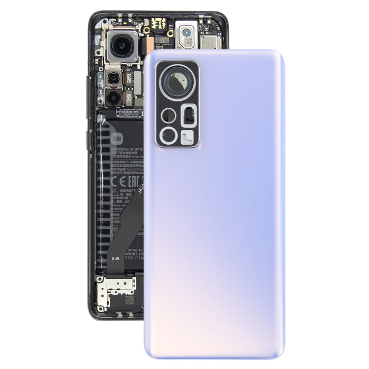 Original Battery Back Cover for Xiaomi 12(Purple) - Back Cover by PMC TechLife | Online Shopping South Africa | PMC TechLife