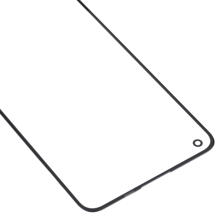 For OnePlus Nord 2 5G DN2101 DN2103 Front Screen Outer Glass Lens (Black)