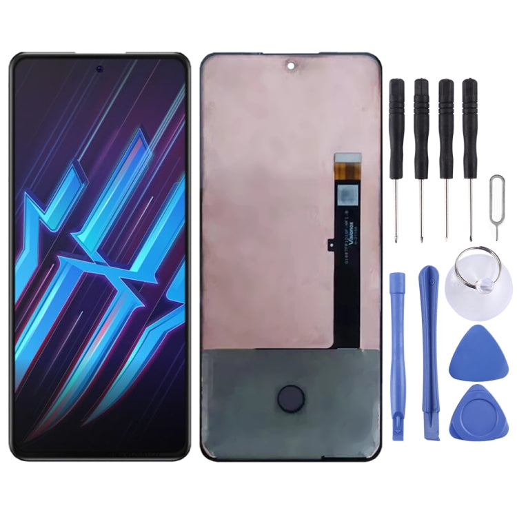 AMOLED Material LCD Screen and Digitizer Full Assembly for ZTE Nubia Red Magic 6R NX666J(Black) - free shipping - PMC Jewellery - Order now!