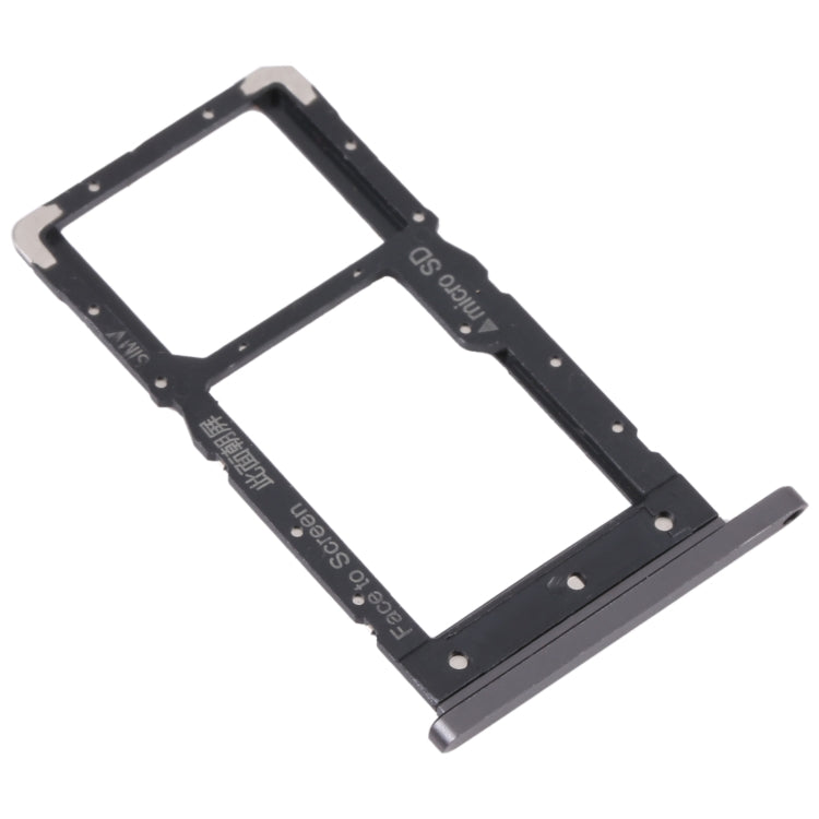 For Lenovo Tab M10 Plus TB-X606F TB-X606X SIM Card Tray + Micro SD Card Tray (Black) - Others by PMC TechLife | Online Shopping South Africa | PMC TechLife