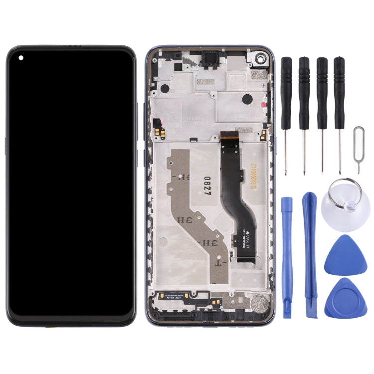 TFT LCD Screen for TCL 10L / 10 Lite T770H Digitizer Full Assembly with Frame (Black) - free shipping - PMC TechLife - Order now!