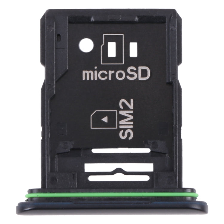 Original SIM Card Tray + SIM Card Tray / Micro SD Card Tray for Sony Xperia 10 III(Black) - Card Tray by PMC TechLife | Online Shopping South Africa | PMC TechLife