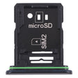 Original SIM Card Tray + SIM Card Tray / Micro SD Card Tray for Sony Xperia 10 III(Black) - Card Tray by PMC TechLife | Online Shopping South Africa | PMC TechLife