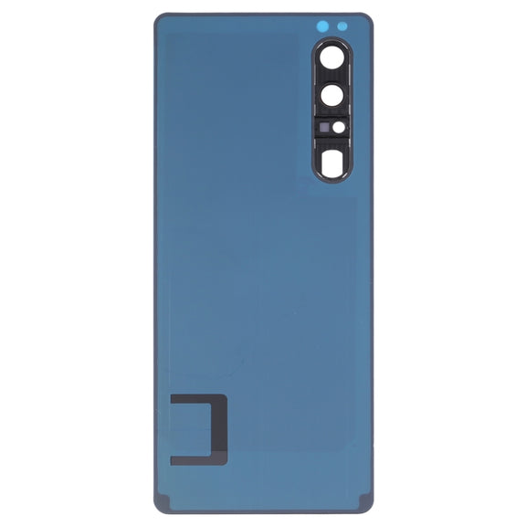 Original Battery Back Cover with Camera Lens for Sony Xperia 1 III(Black)