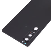 Original Battery Back Cover with Camera Lens for Sony Xperia 1 III(Black)