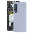 Original Battery Back Cover with Camera Lens for Sony Xperia 1 III(Silver) - Back Cover by PMC TechLife | Online Shopping South Africa | PMC TechLife