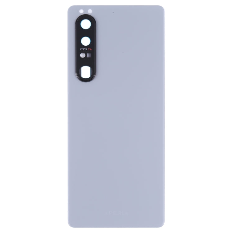 Original Battery Back Cover with Camera Lens for Sony Xperia 1 III(Silver) - Back Cover by PMC TechLife | Online Shopping South Africa | PMC TechLife