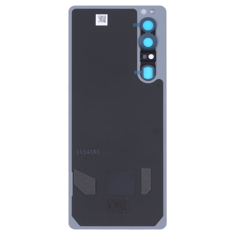 Original Battery Back Cover with Camera Lens for Sony Xperia 1 III(Silver) - Back Cover by PMC TechLife | Online Shopping South Africa | PMC TechLife