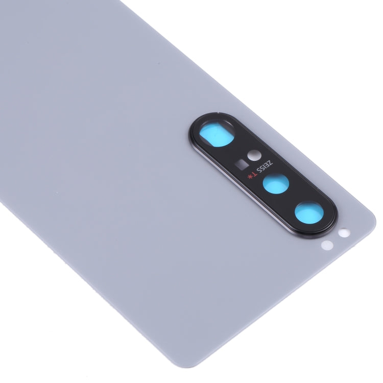 Original Battery Back Cover with Camera Lens for Sony Xperia 1 III(Silver) - Back Cover by PMC TechLife | Online Shopping South Africa | PMC TechLife