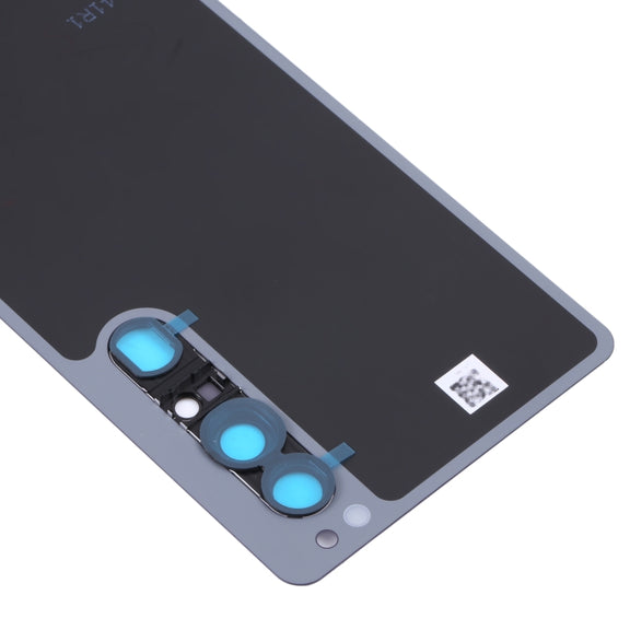Original Battery Back Cover with Camera Lens for Sony Xperia 1 III(Silver)