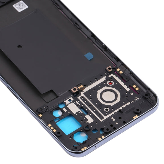 For OPPO Realme GT Neo RMX3031 Middle Frame Bezel Plate + Battery Back Cover (Black)