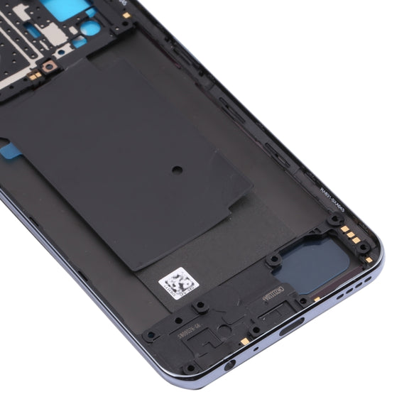 For OPPO Realme GT Neo RMX3031 Middle Frame Bezel Plate + Battery Back Cover (Silver)