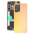 For vivo S12 / V23 5G V2162A V2130 Glass Battery Back Cover (Yellow) - Back Cover by PMC TechLife | Online Shopping South Africa | PMC TechLife