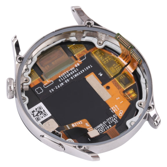 Original LCD Screen and Digitizer Full Assembly With Frame for Huawei Watch 3(Silver)