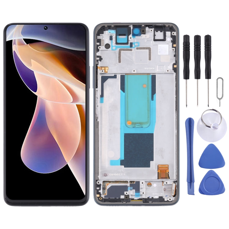 Original LCD Screen and Digitizer Full Assembly with Frame for Xiaomi Redmi Note 11 Pro China/Redmi Note 11 Pro+ 5G/11i/11i HyperCharge(Green) - free shipping - PMC TechLife - Order now!