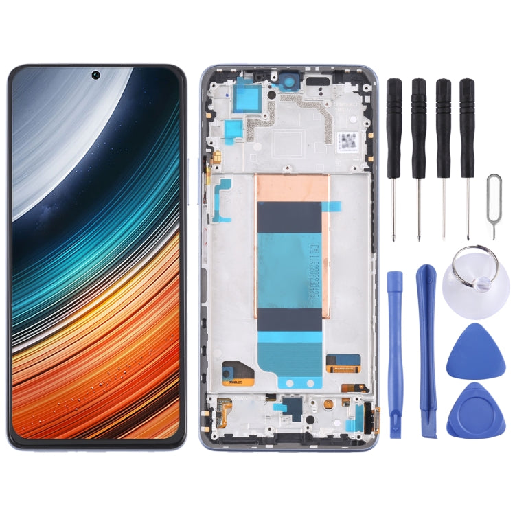Original LCD Screen for Xiaomi Redmi K40S Digitizer Full Assembly with Frame(Blue) - free shipping - PMC TechLife - Order now!