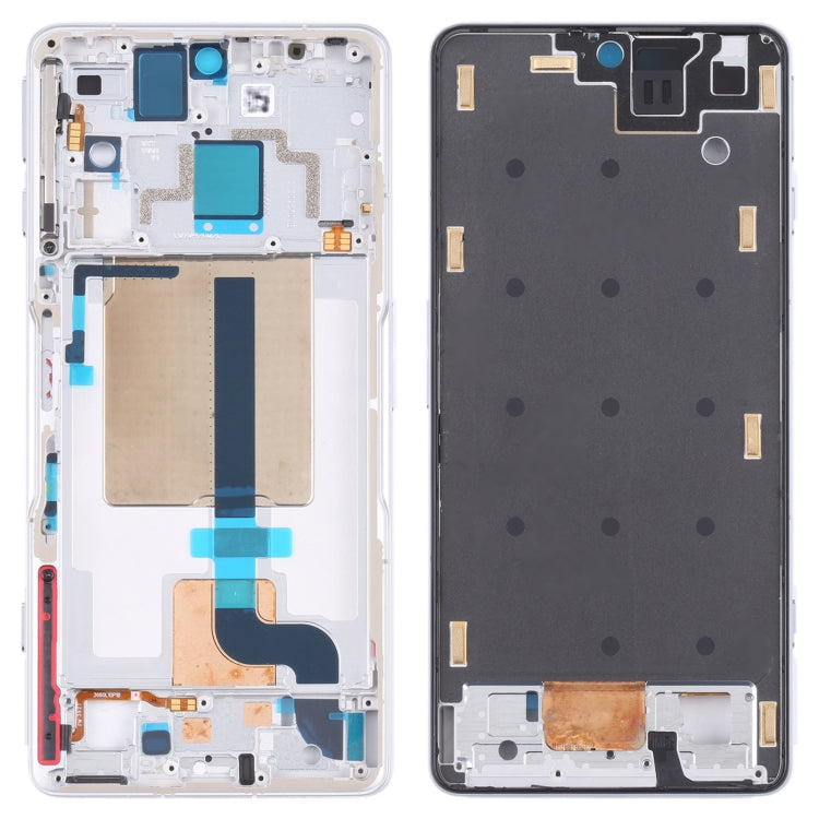 Front Housing LCD Frame Bezel Plate for Xiaomi Redmi K50 Gaming/Poco F4 GT(White) - Frame Bezel Plate by PMC TechLife | Online Shopping South Africa | PMC TechLife