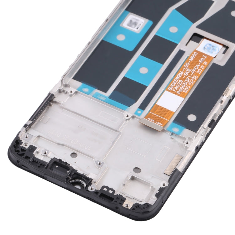 LCD Screen and Digitizer Full Assembly with Frame for OPPO A16/A16s