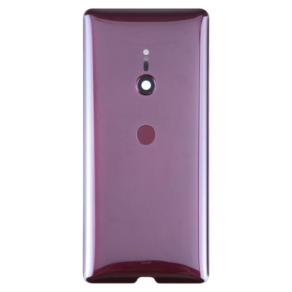 Original Battery Back Cover with Fingerprint for Sony Xperia XZ3(Rose Red)