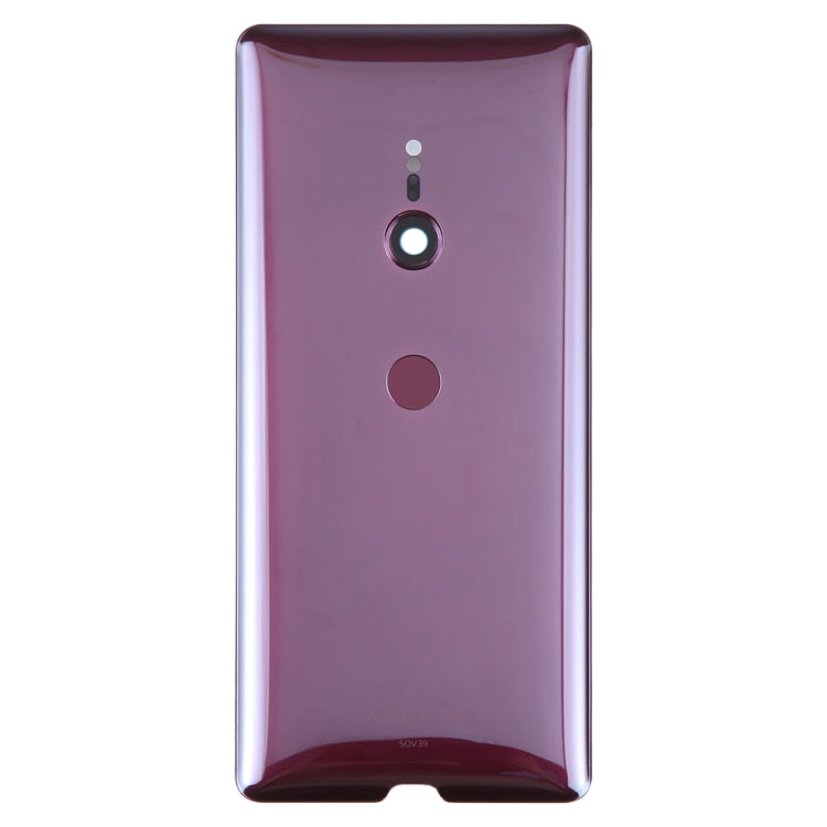 Original Battery Back Cover with Fingerprint for Sony Xperia XZ3(Rose Red)