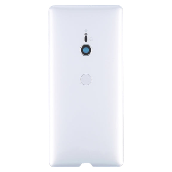 Original Battery Back Cover with Fingerprint for Sony Xperia XZ3(Silver)