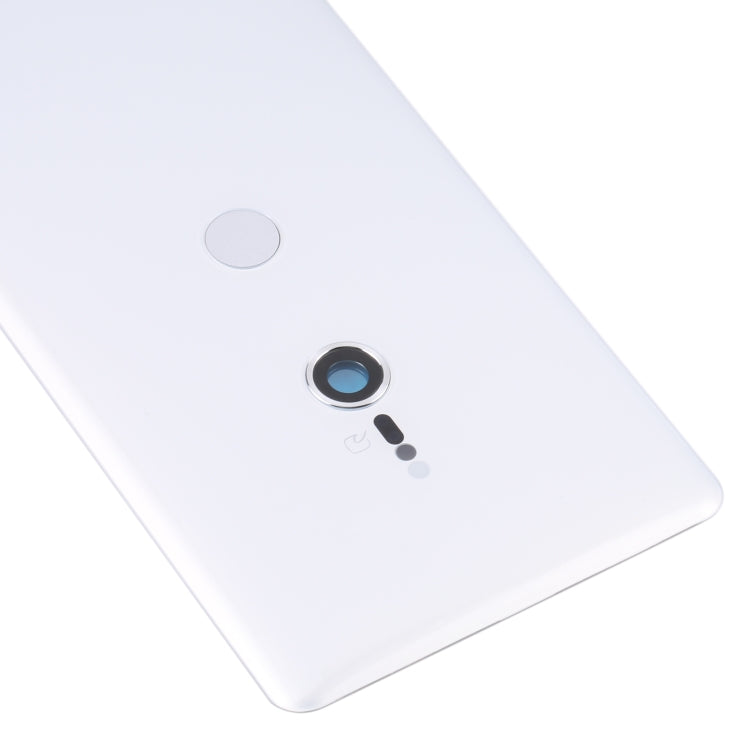 Original Battery Back Cover with Fingerprint for Sony Xperia XZ3(Silver) - Back Cover by PMC TechLife | Online Shopping South Africa | PMC TechLife