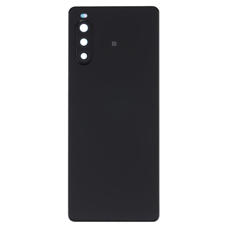 Original Battery Back Cover with Fingerprint for Sony Xperia 10 II(Black)