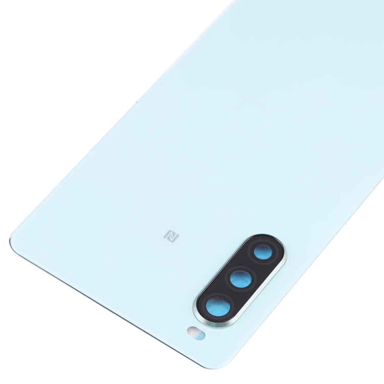 Original Battery Back Cover with Fingerprint for Sony Xperia 10 II(Green) - Back Cover by PMC TechLife | Online Shopping South Africa | PMC TechLife