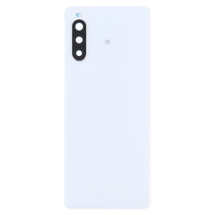 Original Battery Back Cover with Fingerprint for Sony Xperia 10 II(White)