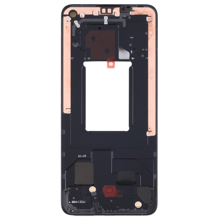 For OPPO Reno7 5G China PFJM10 Original Front Housing LCD Frame Bezel Plate (Black) - Frame Bezel Plate by PMC TechLife | Online Shopping South Africa | PMC TechLife