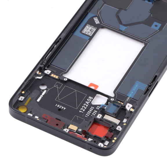 For OPPO Reno7 5G China PFJM10 Original Front Housing LCD Frame Bezel Plate (Black)