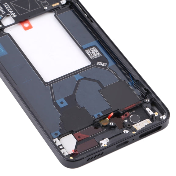For OPPO Reno7 5G China PFJM10 Original Front Housing LCD Frame Bezel Plate (Black)
