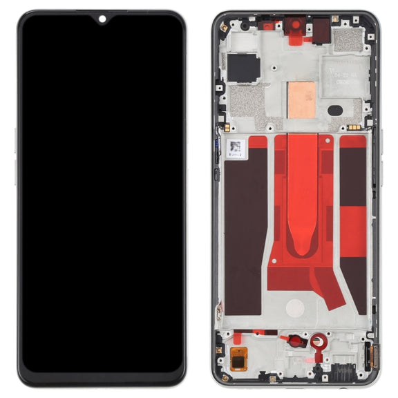 Original LCD Screen For OPPO Reno3 5G/Reno3 Youth/F15/Find X2 Lite/K7 5G Digitizer Full Assembly with Frame (Gold)