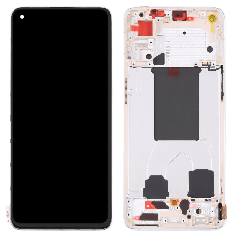 Original LCD Screen For OPPO Reno7 5G China PFJM10 Digitizer Full Assembly with Frame (Gold) - free shipping - PMC TechLife - Order now!