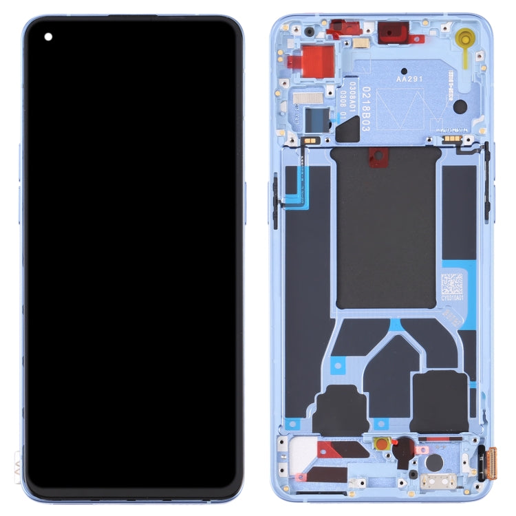 Original LCD Screen For OPPO Reno7 5G China PFJM10 Digitizer Full Assembly with Frame (Blue) - free shipping - PMC TechLife - Order now!