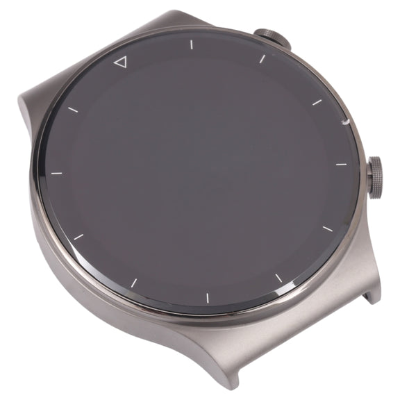 Original Sapphire Material LCD Screen and Digitizer Full Assembly With Frame for Huawei Watch GT 2 Pro VID-B19(Grey)