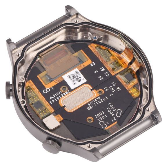 Original Sapphire Material LCD Screen and Digitizer Full Assembly With Frame for Huawei Watch GT 2 Pro VID-B19(Grey)