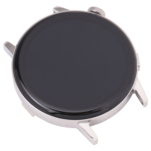 Original LCD Screen and Digitizer Full Assembly With Frame for Huawei Watch GT 3 42mm MIL-B19 (Silver)