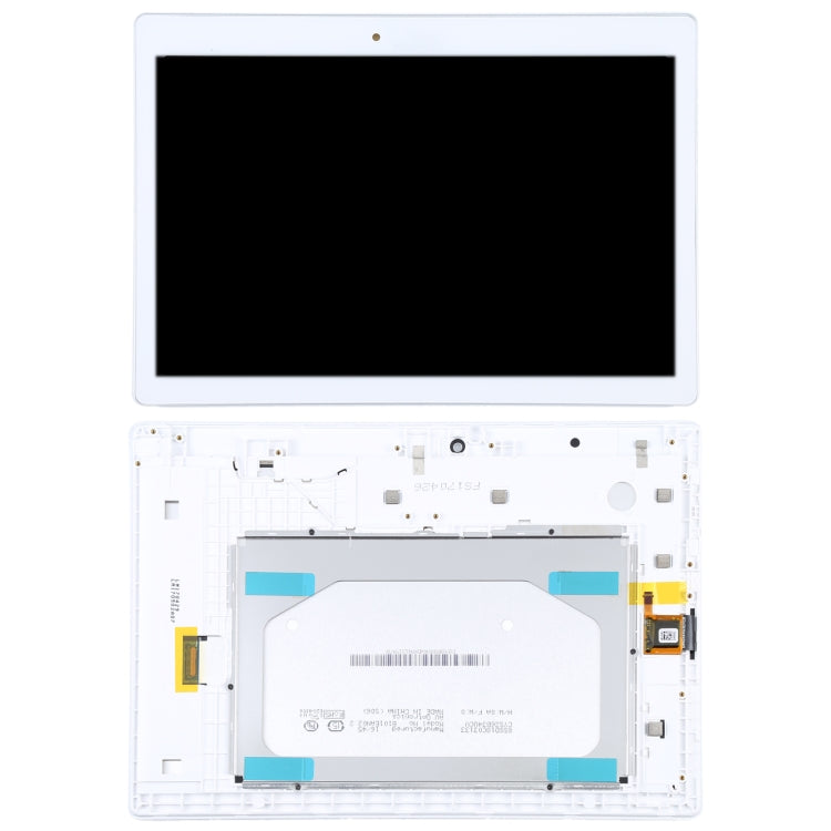 OEM LCD Screen for Lenovo Tab 2 A10-30 YT3-X30 Digitizer Full Assembly with Frame (White) - free shipping - PMC TechLife - Order now!