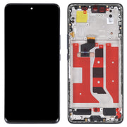 Original OLED LCD Screen for Huawei Nova 9 Digitizer Full Assembly with Frame(Black)