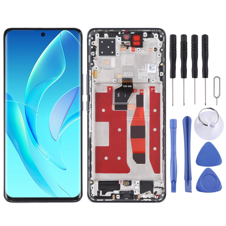 Original OLED LCD Screen for Honor 60 Pro Digitizer Full Assembly with Frame(Black) - free shipping - PMC TechLife - Order now!