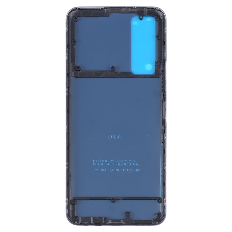 For vivo Y53s 5G Battery Back Cover with Middle Frame (Black) - Back Cover by PMC TechLife | Online Shopping South Africa | PMC TechLife