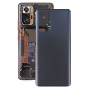 Glass Battery Back Cover for Xiaomi Redmi Note 10 Pro/Redmi Note 10 Pro Max/Redmi Note 10 Pro India(Black)